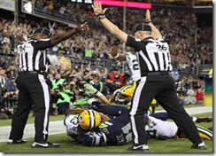 replacement referees touchdown